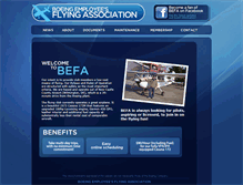 Tablet Screenshot of flybefa.com